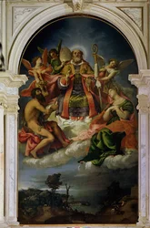 St. Nicholas in Glory with Saints